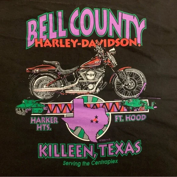 Vintage Harley Davidson t shirt 1995 men’s large - Picture 5 of 7